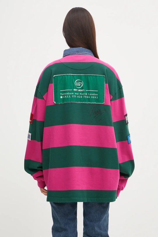 Odjeća Pamučna dukserica Martine Rose Rugby Polo 672JE07605 roza