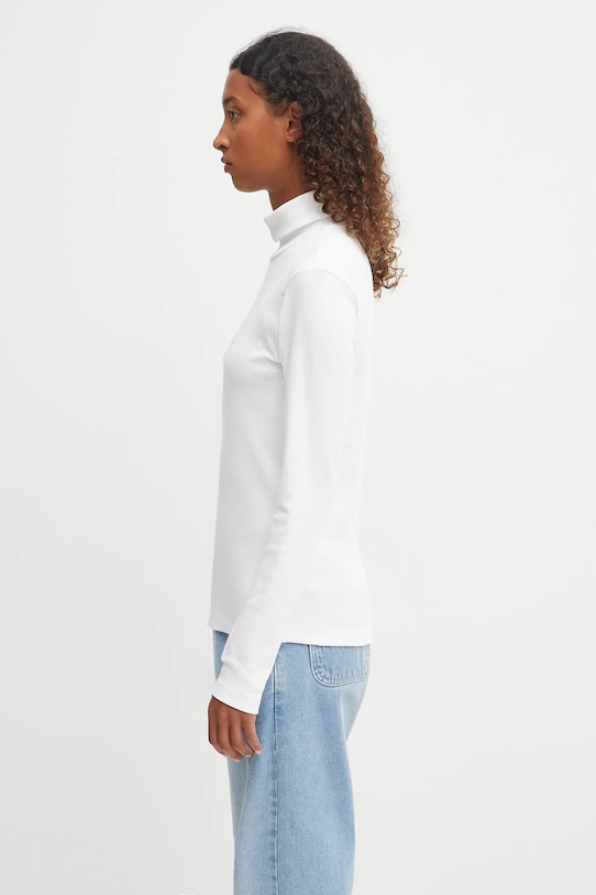 Carhartt WIP camicia a maniche lunghe W'''''''' L/S Philipa Mockneck T-Shirt I035470.02XX bianco AW25