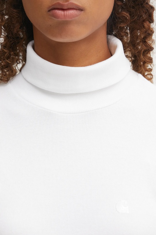 Carhartt WIP camicia a maniche lunghe W'''''''' L/S Philipa Mockneck T-Shirt bianco I035470.02XX