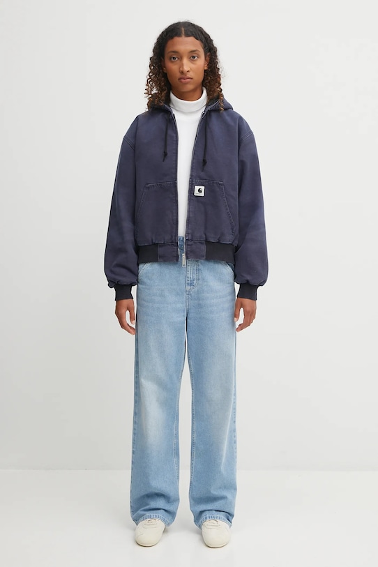 Carhartt WIP camicia a maniche lunghe W'''''''' L/S Philipa Mockneck T-Shirt I035470.02XX bianco