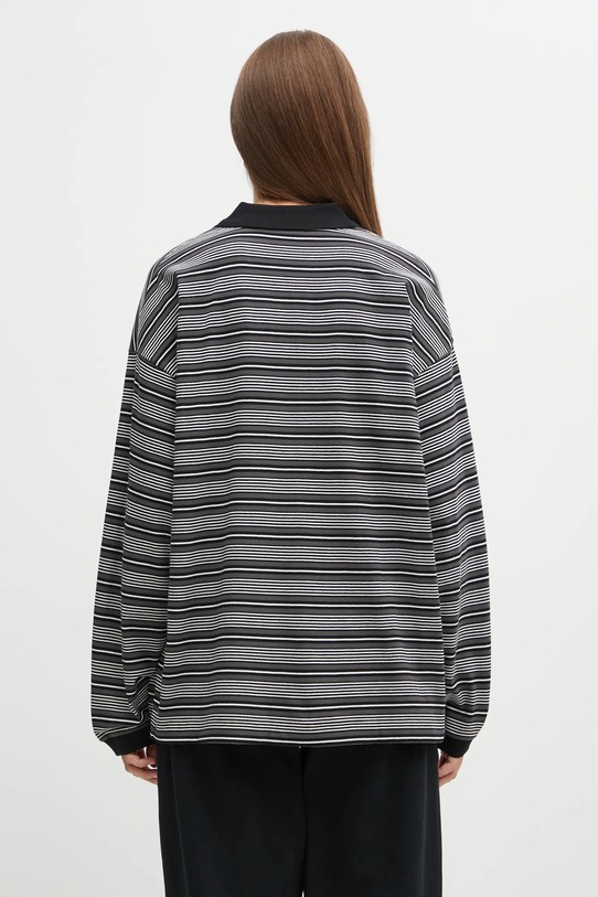 Odjeća Pamučna majica dugih rukava Carhartt WIP W' L/S Largo Polo T-Shirt I035530.37FXX siva