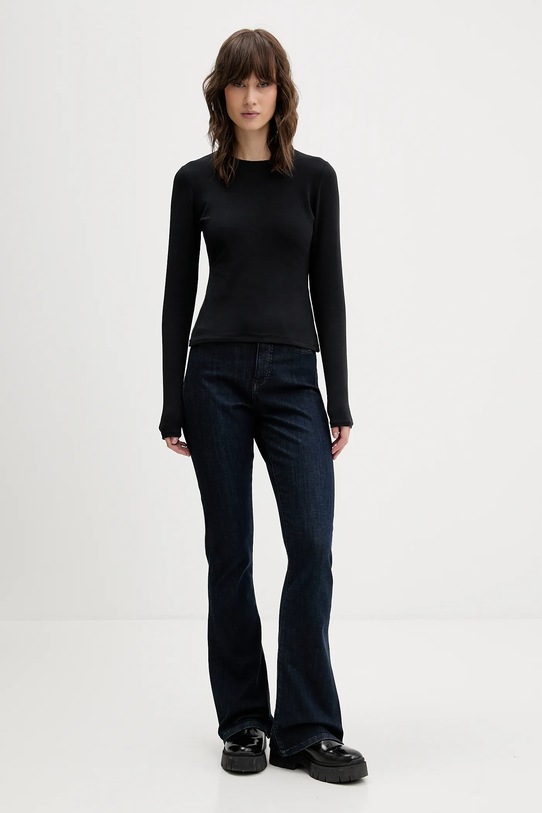 Μακρυμάνικο Abercrombie & Fitch KI139.5755.900 μαύρο AW25