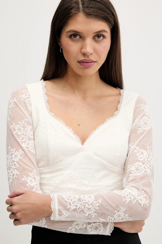 Bluza Abercrombie & Fitch bijela KI139.5872.178