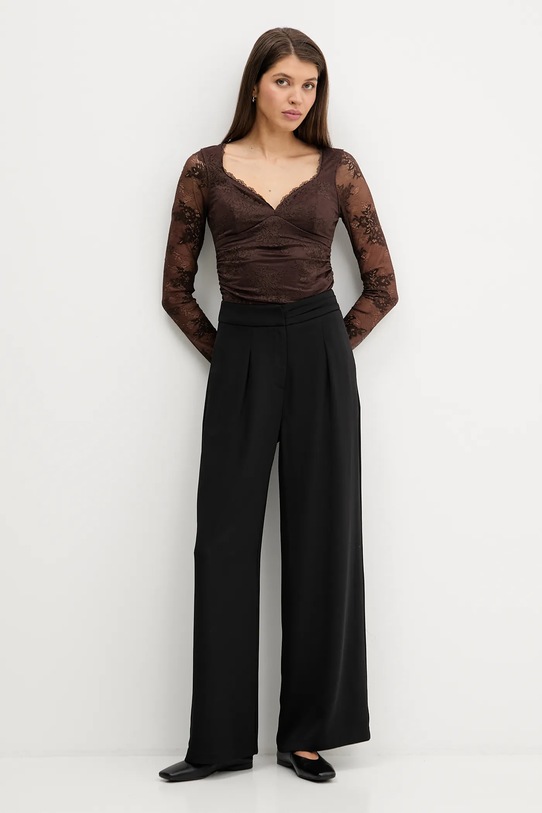 Abercrombie & Fitch bluzka KI139.5872.480 brązowy AW25