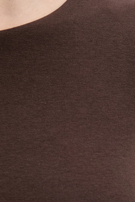 Μακρυμάνικο Abercrombie & Fitch KI139.5973.480 καφέ