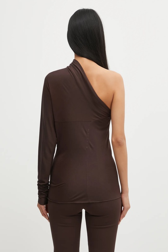 Odzież Rick Owens Lilies bluzka Diana LI02E3220.RV brązowy
