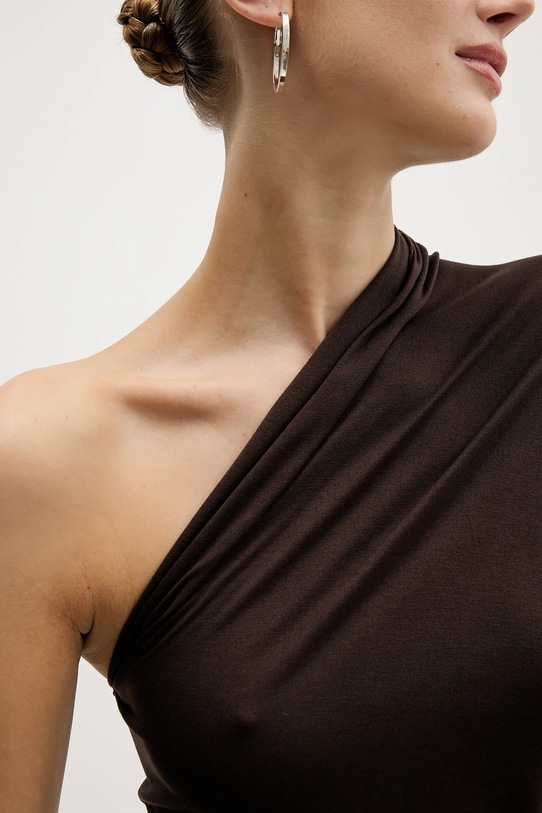 Majica Rick Owens Lilies Diana LI02E3220.RV rjava