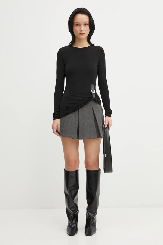 Μακρυμάνικο Coperni Suspended COPT101F5022 μαύρο