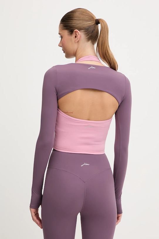 Odzież JOYINME longsleeve do jogi Ovi Top.Ovi fioletowy