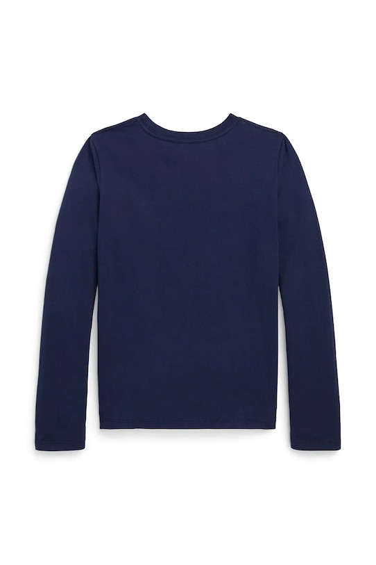 Dětské bavlněné tričko s dlouhým rukávem Polo Ralph Lauren 313841122029 námořnická modř AW25