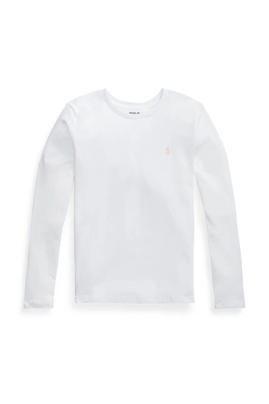 Лонгслив Polo Ralph Lauren круглый вырез белый 313841122030