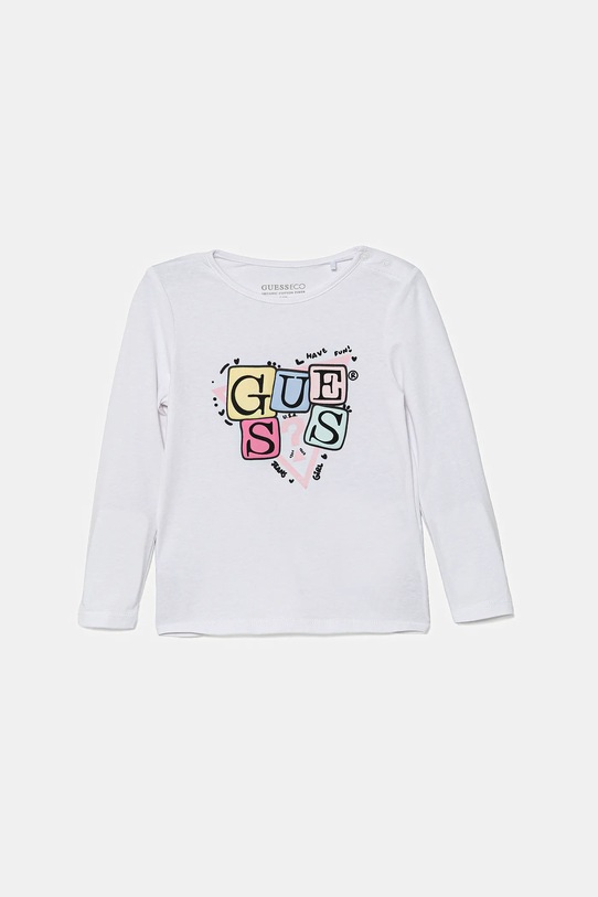 Guess longsleeve niemowlęcy pozostałe biały A5YI00.K6YW4.9BYA