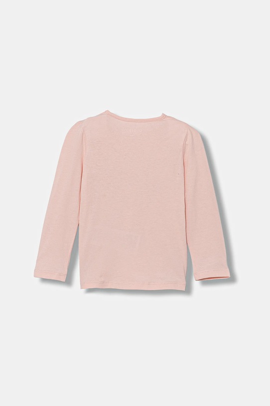 Guess longsleeve niemowlęcy A5YI00.K6YW4.9BYA różowy AW25