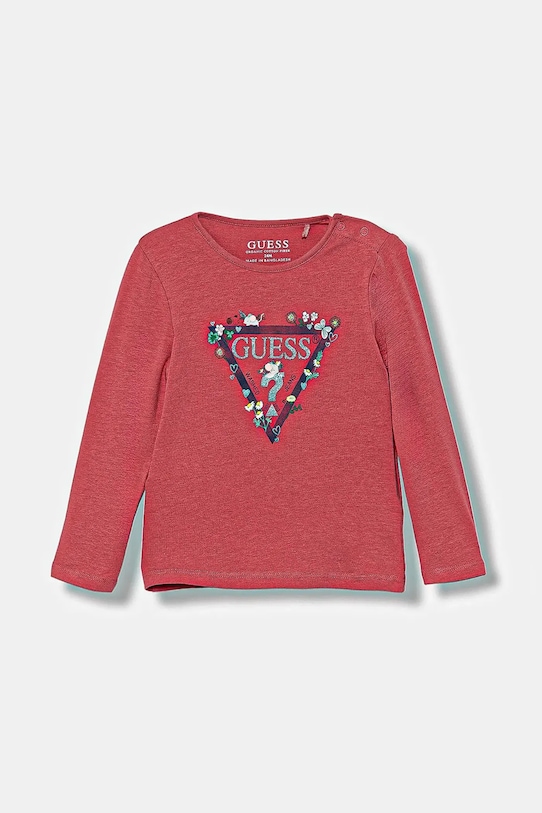Guess longsleeve bebeluși print roz A5YI03.K6YW4.9BYA