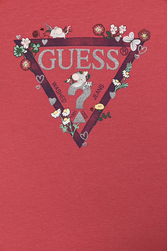 Deklice Majica z dolgimi rokavi za dojenčka Guess A5YI03.K6YW4.9BYA roza