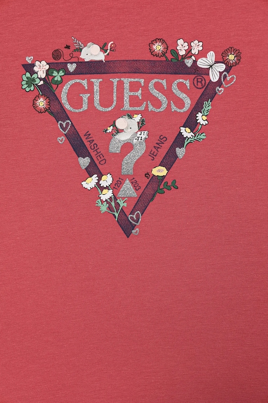 Fete Guess longsleeve bebeluși A5YI03.K6YW4.9BYA roz