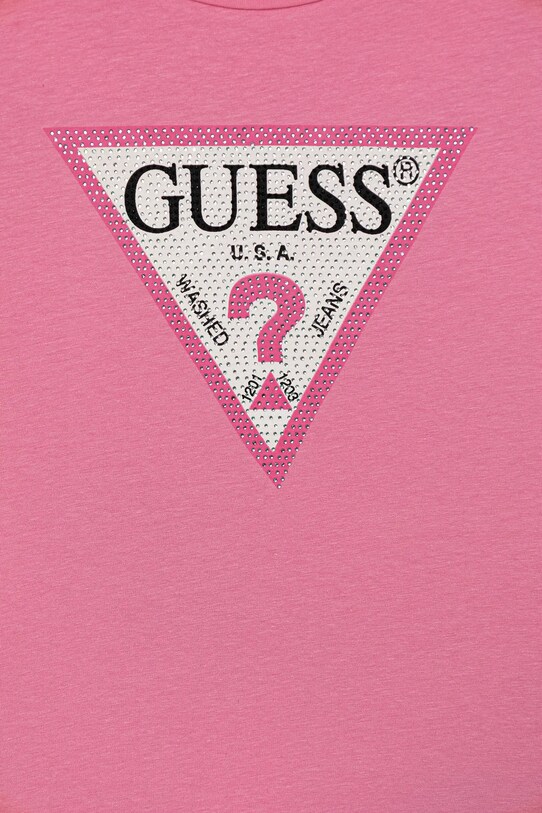 Dziewczynka Guess longsleeve dwustronny J2YI50.K6YW1.9BYA różowy