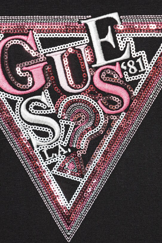 Dziewczynka Guess longsleeve dziecięcy J5YI15.K6YW4.9BYA czarny