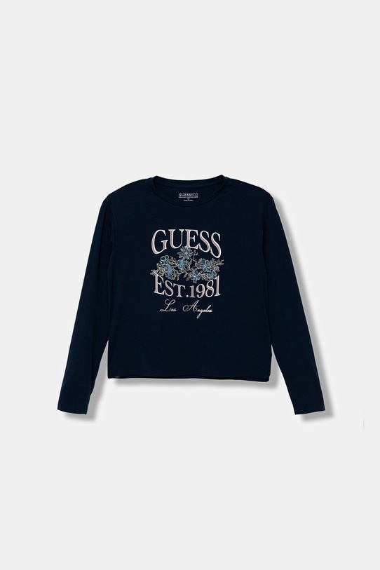 Guess longsleeve copii print bleumarin J5YI20.K6YW4.9BYA