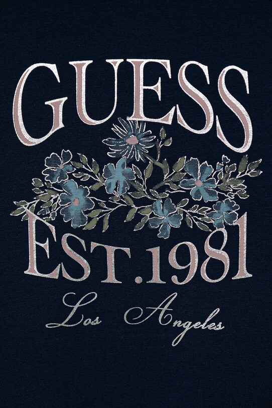 Dziewczynka Guess longsleeve dziecięcy J5YI20.K6YW4.9BYA granatowy