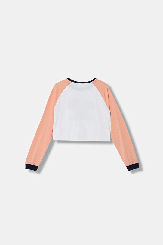 Guess longsleeve bawełniany dziecięcy J5YI27.K8HM4.9BYA pomarańczowy AW25