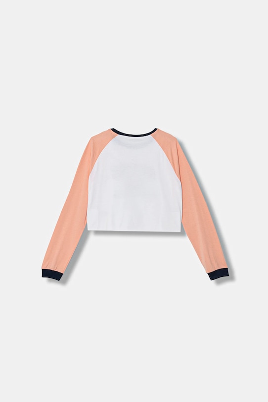 Detská bavlnená košeľa s dlhým rukávom Guess J5YI27.K8HM4.9BYA oranžová AW25