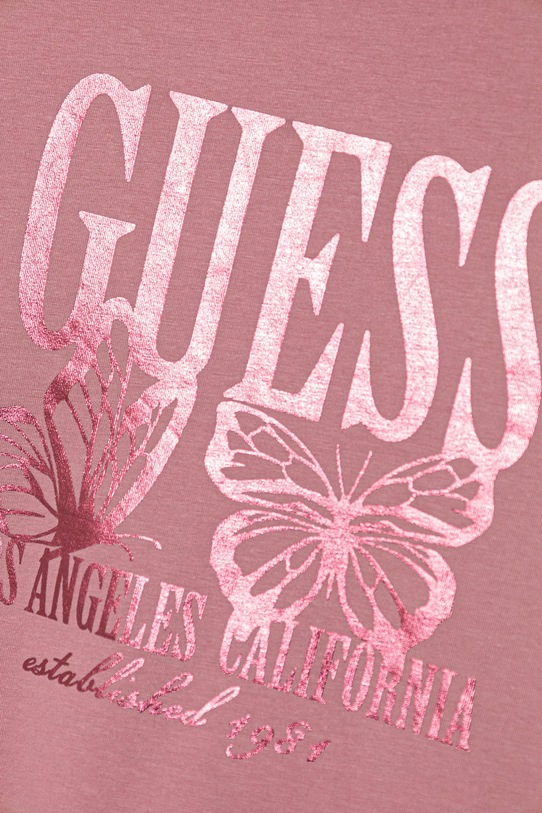 Dziewczynka Guess longsleeve dziecięcy J5YI32.K6YW4.9BYA różowy