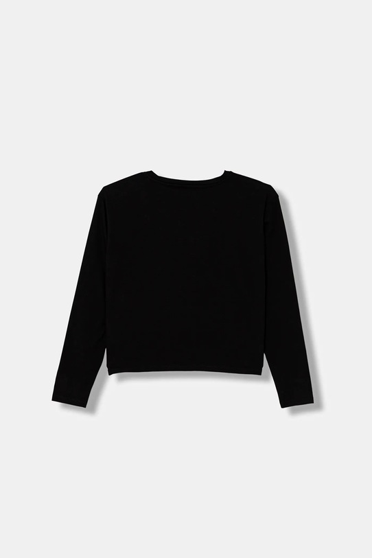 Detské tričko s dlhým rukávom Guess J5YI32.K6YW4.9BYA čierna AW25