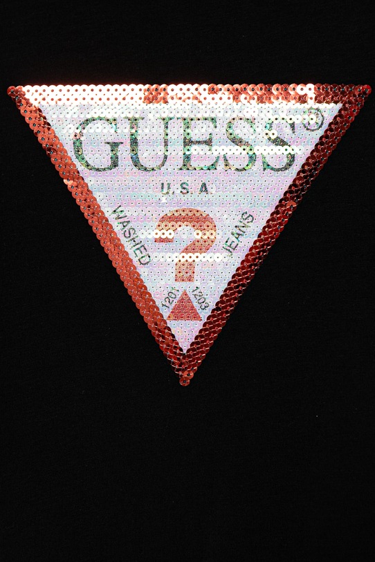 Dziewczynka Guess longsleeve dziecięcy K4RI30.K6YW1.9BYA czarny