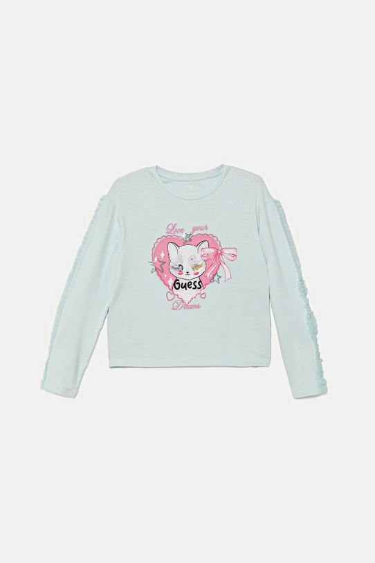 Guess longsleeve dziecięcy pozostałe niebieski K5YI03.K6YW4.9BYA