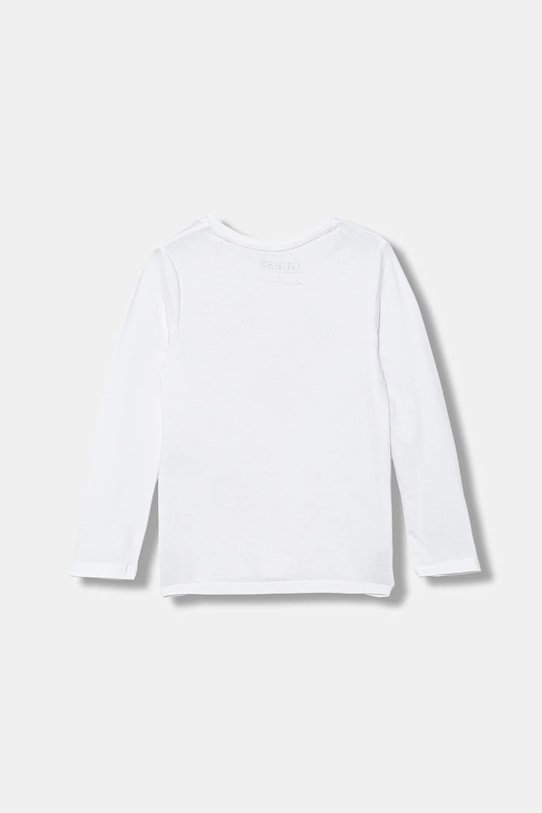 Guess longsleeve copii K5YI16.K6YW4.9BYA alb AW25