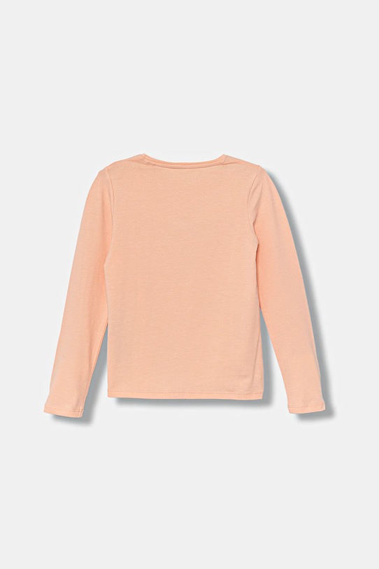 Otroška dolga majica Guess K5YI16.K6YW4.9BYA oranžna AW25