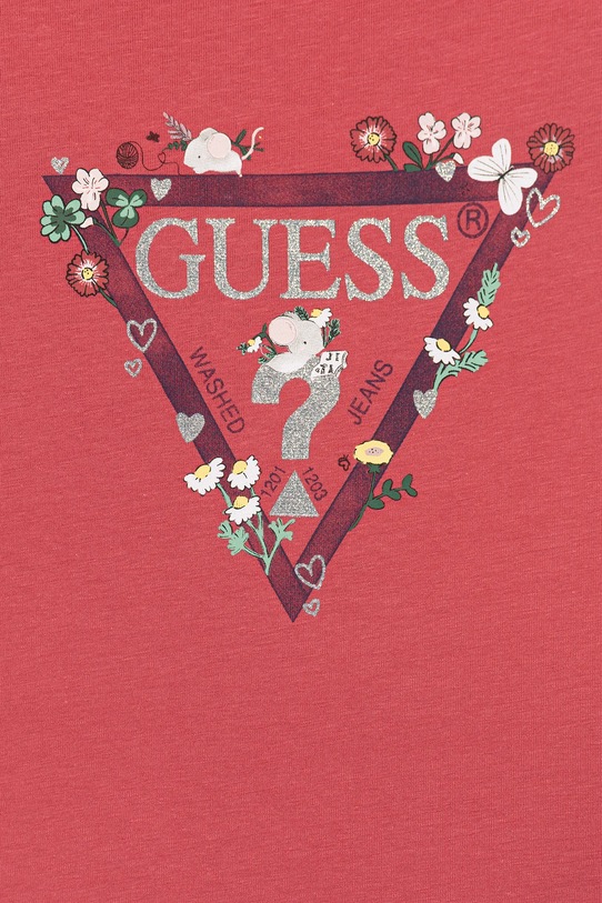 Deklice Otroška dolga majica Guess K5YI16.K6YW4.9BYA roza