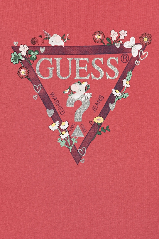 Dziewczynka Guess longsleeve dziecięcy K5YI16.K6YW4.9BYA różowy