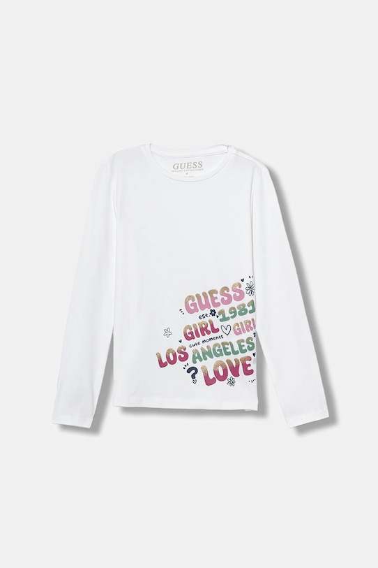 Guess longsleeve dziecięcy pozostałe biały K5YI22.K6YW4.9BYA