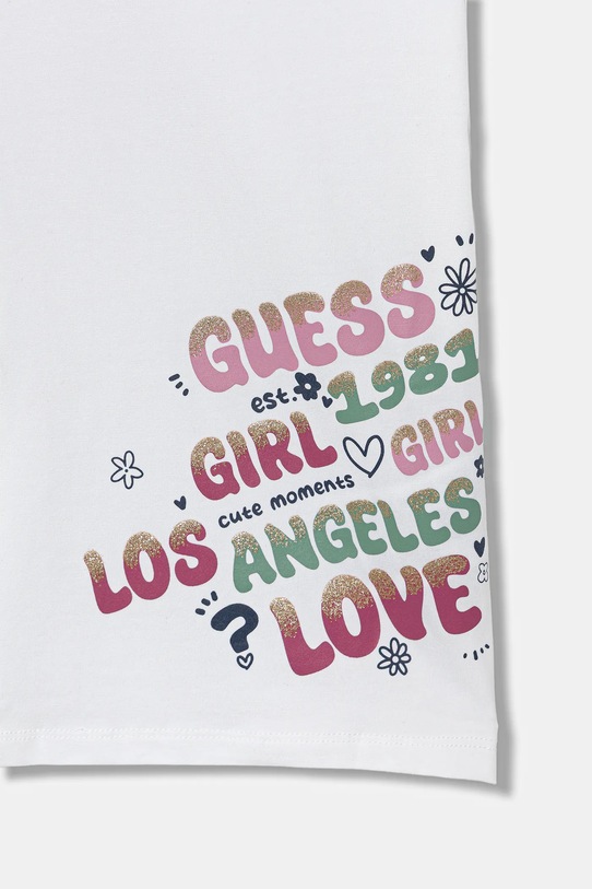 Dziewczynka Guess longsleeve dziecięcy K5YI22.K6YW4.9BYA biały