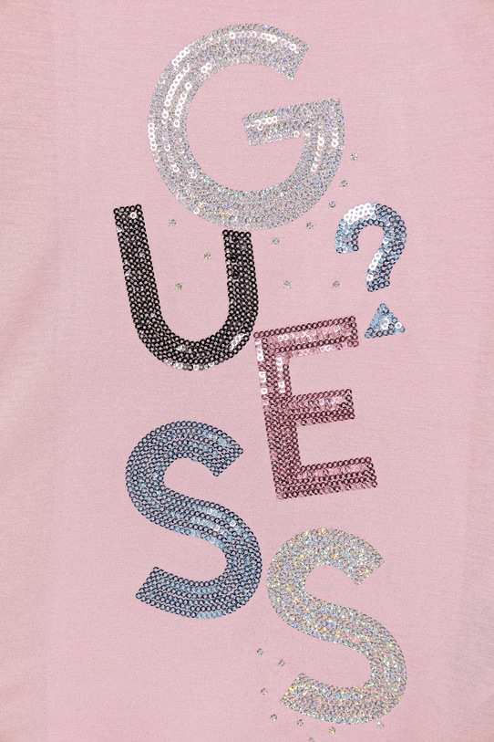 Dziewczynka Guess longsleeve dziecięcy K5YI26.KAPO0.9BYA różowy