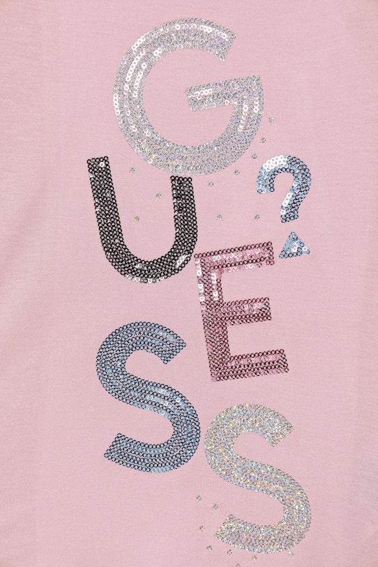 Dziewczynka Guess longsleeve dziecięcy K5YI26.KAPO0.9BYA różowy