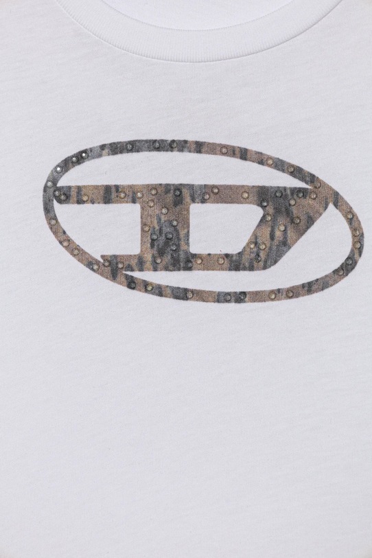 Fete Diesel longsleeve copii TDOLSY T-SHIRT J02413 alb