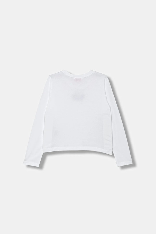 Παιδικό βαμβακερό μακρυμάνικο Diesel TIVALSYLS T-SHIRT J02431 λευκό AW25