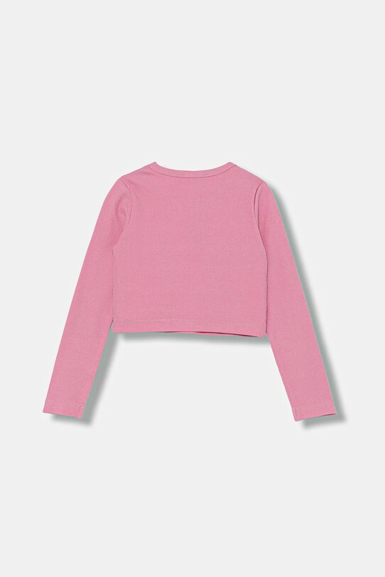 Otroška dolga majica Diesel TBALLETD T-SHIRT J02452 roza AW25