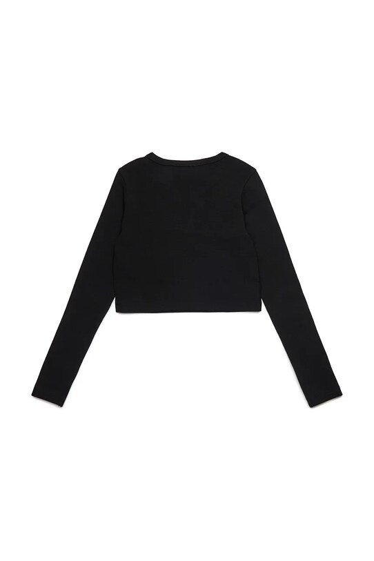 Otroška dolga majica Diesel TBALLETD T-SHIRT J02452 črna AW25
