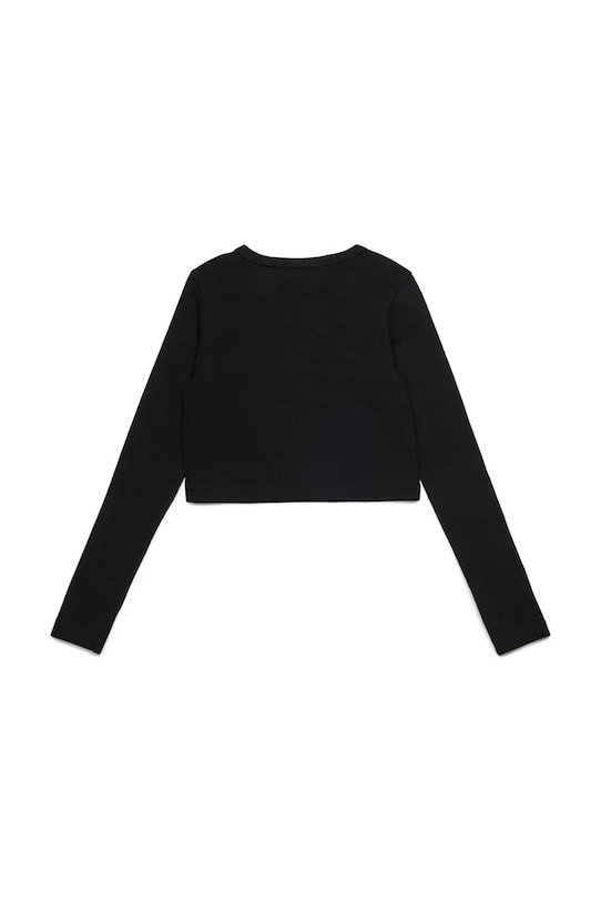 Dětské tričko s dlouhým rukávem Diesel TBALLETD T-SHIRT J02452 černá AW25