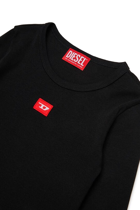 Deklice Otroška dolga majica Diesel TBALLETD T-SHIRT J02452 črna