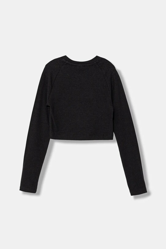 adidas Originals longsleeve dziecięcy JW2597 czarny AW25