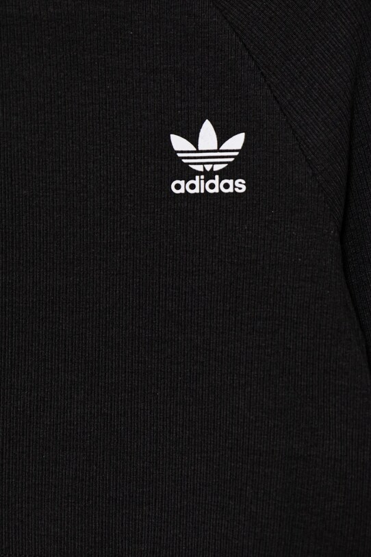 Dziewczynka adidas Originals longsleeve dziecięcy JW2597 czarny