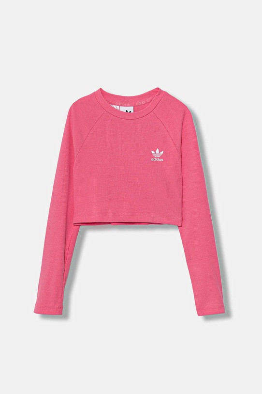 adidas Originals longsleeve copii print roz JW2598