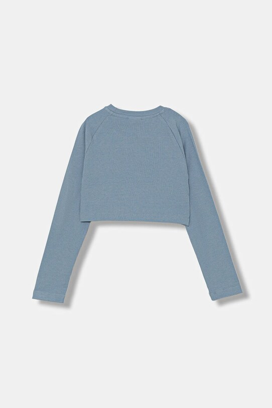 Otroška dolga majica adidas Originals JW2599 modra AW25