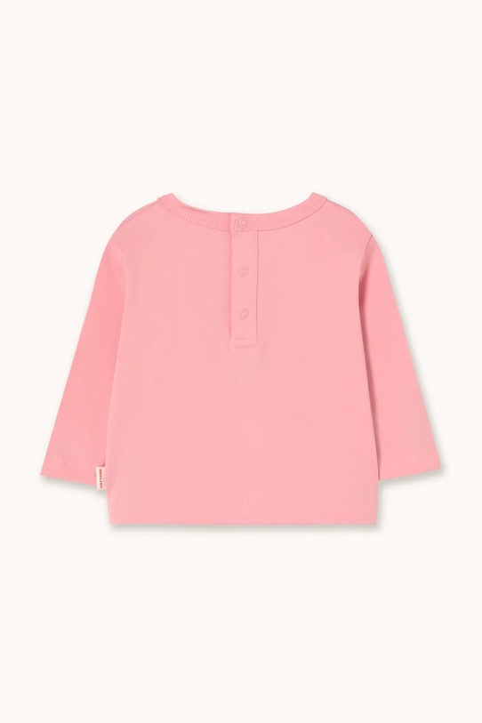Tinycottons longsleeve bawełniany niemowlęcy CHERRY GRAPHIC BABY TEE AW25.324 różowy AW25