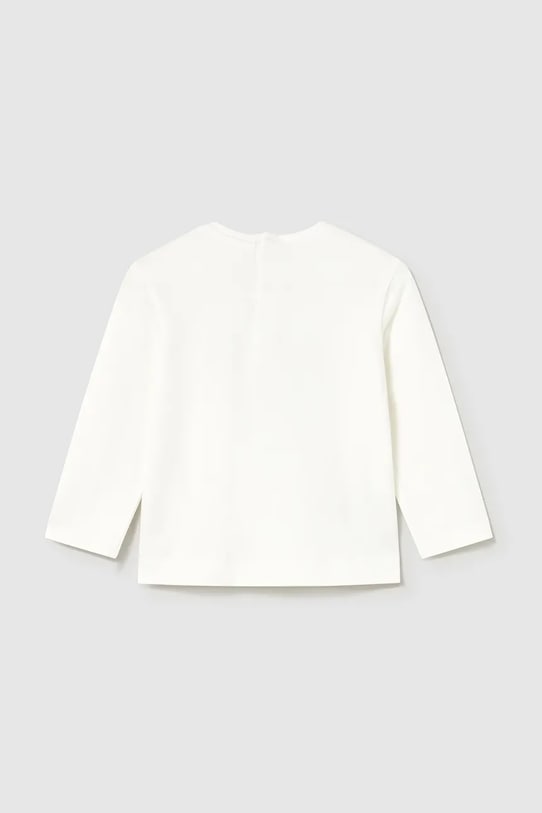 Mayoral longsleeve dziecięcy 116.4D.Baby.9BYA biały AW25